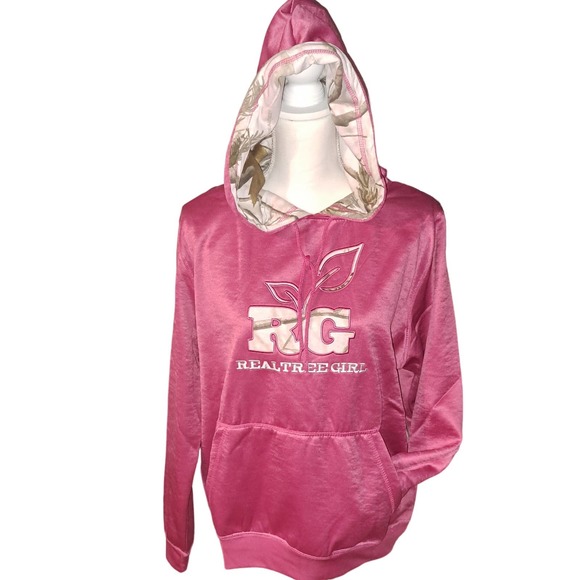 NWT -ULTRA PINK XL Realtree Girl Hoodie Super SOFT Super CUTE - Picture 1 of 8